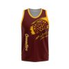 Washington Commanders Unisex Tank Top Basketball Jersey Style Gym Muscle Tee JTT896