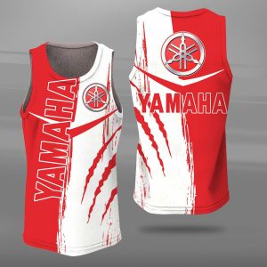 Yamaha Unisex Tank Top Basketball Jersey Style Gym Muscle Tee JTT117