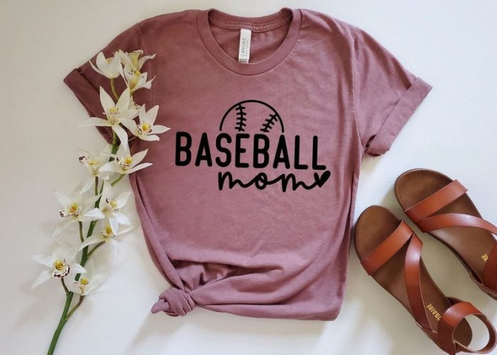 Baseball Baseball Mom T-Shirt Baseball Season Cute Baseball Game Day Sports Mom Cute Baseball Game Shirt