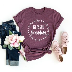 Blessed Grandma Shirt Grandma Shirt Granny Shirt Best Grandma Shirt Gift For Grandma Gift For Her Mothers Day Gift For Grandma Grandma