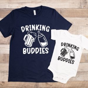 Drinking Buddies Shirts Shirts Milk And Beer Shirts Matching Father Son Daughter Shirt Aunt Niece And Nephew