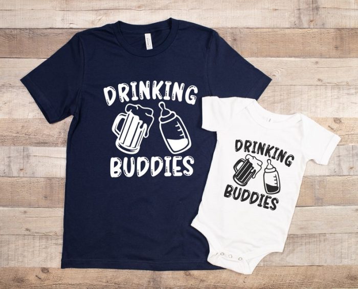 Drinking Buddies Shirts Shirts Milk And Beer Shirts Matching Father Son Daughter Shirt Aunt Niece And Nephew