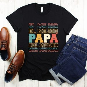 El Mejor Papá Del Mundo Tshirt Gift Dad Gift Shirt For Dad Husband Gift Funny Gift