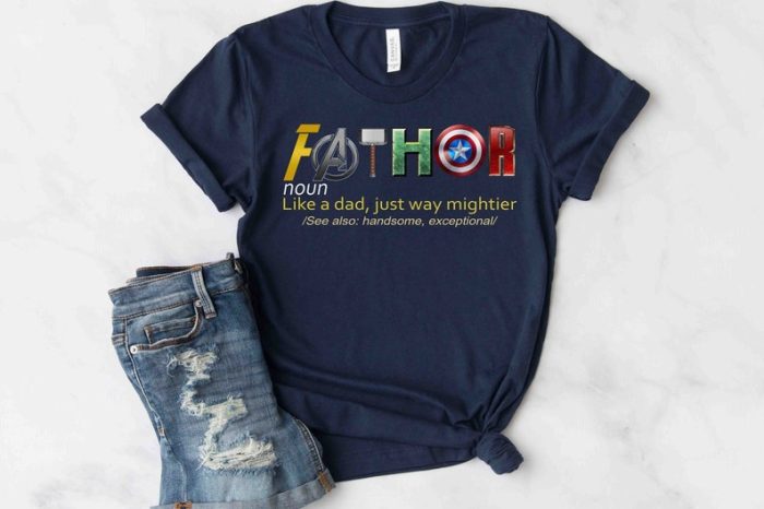 Fathor Thor Avengers Shirt Gift Avengers Men Shirt Fathor Definition Shirt Marvelous Dad Shirt Superhero Dad Shir