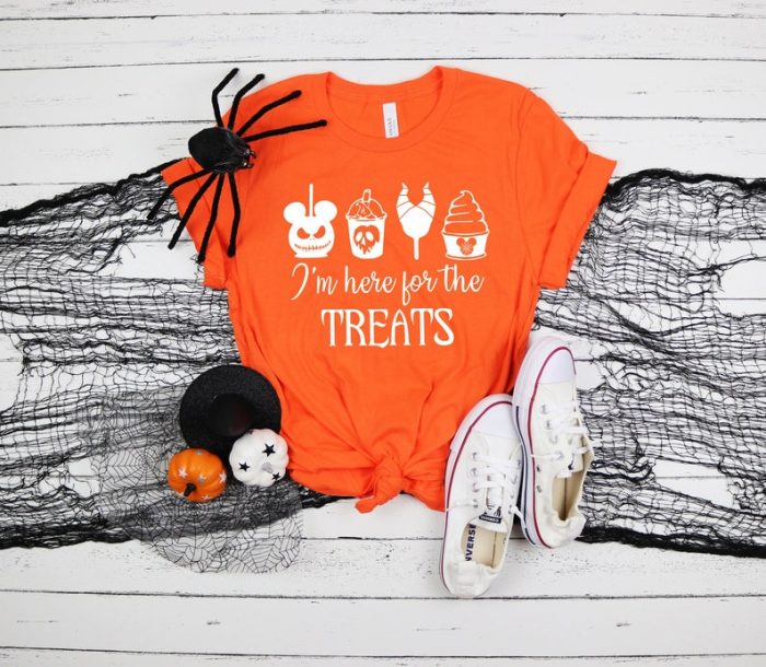 I'M Here For The Treats Halloween Shirts Funny Halloween Shirts Witch Shirt Hocus Pocus Shirt Basic Witch Shirt Happy Halloween Shirt