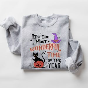 It'S The Most Wonderful Time Of The Year Sweatshirt Halloween Sweatshirt Spooky Funny