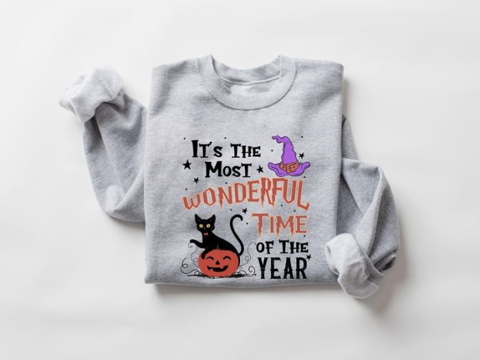 It'S The Most Wonderful Time Of The Year Sweatshirt Halloween Sweatshirt Spooky Funny