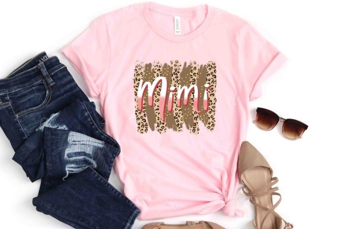 Leopard Print Mimi Shirt Cheetah Mimi Shirt For Mother Day Gifts For Mom Cute Mimi Gift Mimi T Shirt