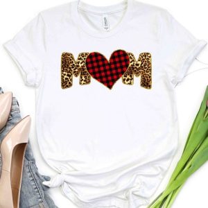 Mama Shirt Mama Heart Shirt Mothers Day Gift Custom Shirt For Mothers Mom Tshirt Mommy Tee Mom Personalization Gift Mommy Gift