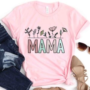 Raising Wildflowers Floral Mama Shirt Mothers Day Gift Wildflower Mom Tee Flower Mama