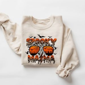 Spooky Mama Sweatshirt Halloween Vacation Sweatshirt Spooky Funny