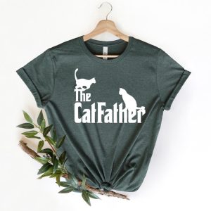 The Catfather Shirt Funny Cat Lover Gift Father Day Gift Idea Dy Pet Lover Shirt Dad Gift From Wife Papa Gift