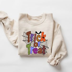 Trick Or Treat Sweatshirt Happy Ghost Scary Shirt