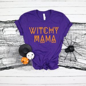 Witchy Mama Shirt | Halloween Shirt Spooky Shirt Witchy Shirt Halloween Gift For Mom Trick Or Treat Halloween Shirts For Women Boo Mom