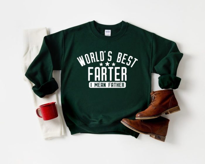 World Best Farter I Mean Father Tee Funny Dad Shirt Gift Husband Shirt Dad Gift Dad Shirt Funny Shirt