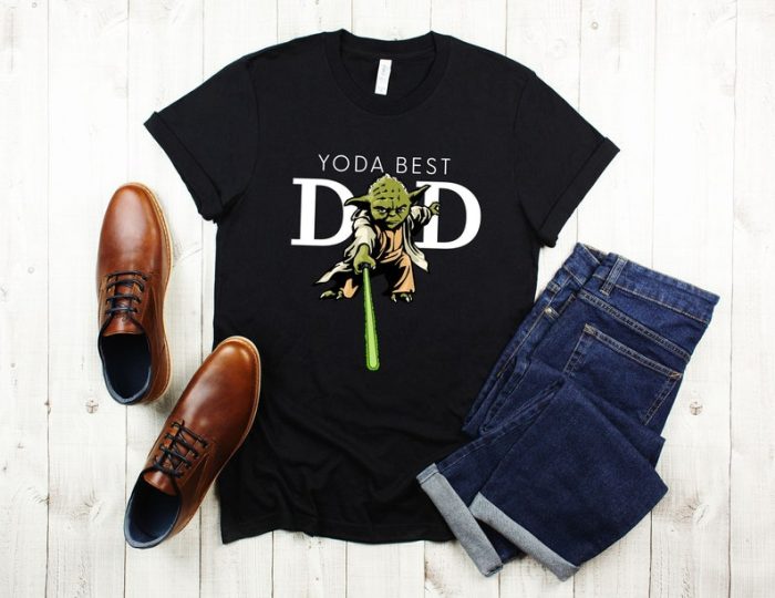 Yoda Best Dad Shirt - Gift - Soft Cotton Shirt - Galaxy Best Dad - Star Wars Galaxy Edge - Shirt - Dad Shirt