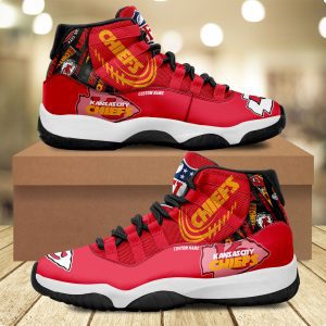 8 Kansas City Chiefs Personalized JD11 Sneaker Basketball Shoes