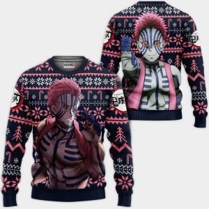 Akaza Ugly Christmas Sweater Pullover Hoodie Custom Xmas Gifts