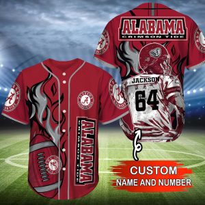 Alabama Crimson Tide NCAA Baseball Jersey Personalized 2023 BJ2477