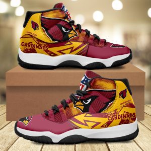 Arizona Cardinals Big Logo NFL Personalized JD11 Sneaker Basketball Shoes