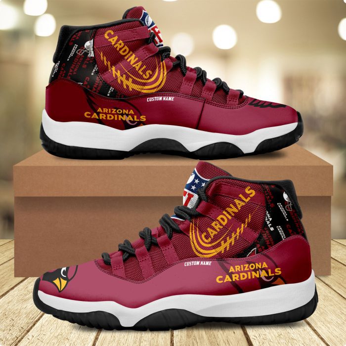 Arizona Cardinals Personalized JD11 Sneaker Basketball Shoes