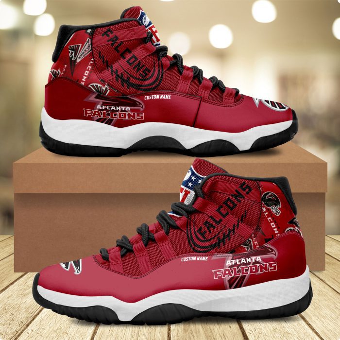 Atlanta Falcons Personalized JD11 Sneaker Basketball Shoes