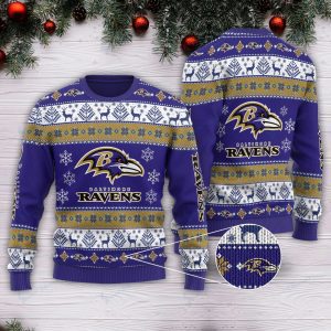 Baltimore Ravens Ugly Christmas Sweater