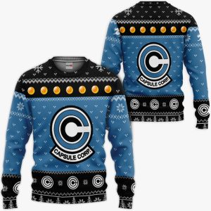 Capsule Corp Ugly Sweater Christmas Hoodie Shirts