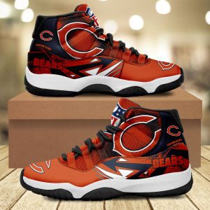 Chicago Bears Big Logo NFL Personalized JD11 Sneaker Basketball Shoes