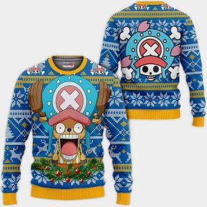 Chopper Ugly Christmas Sweater Pullover Hoodie Custom Xmas Gifts