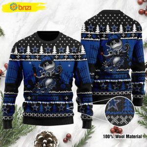 Dallas Cowboys Jack Skellington Ugly Christmas Sweater