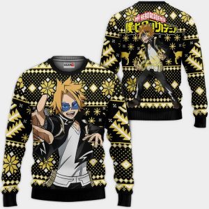 Denki Kaminari Ugly Christmas Sweater Pullover Hoodie Custom Anime Xmas Gifts