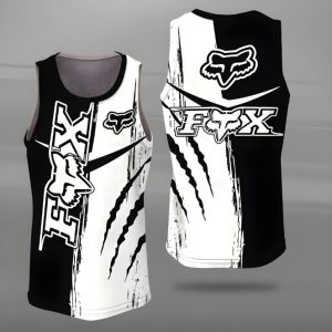 Fox Racing Unisex Tank Top Basketball Jersey Style Gym Muscle Tee JTT085