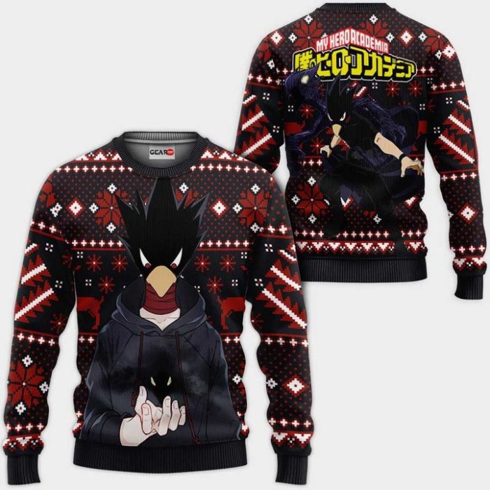 Fumikage Tokoyami Ugly Christmas Sweater Pullover Hoodie Custom Anime Xmas Gifts