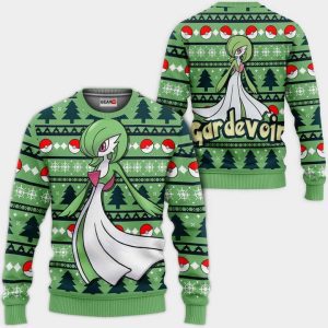 Gardevoir Ugly Christmas Sweater Pullover Hoodie Custom Anime Xmas Gifts