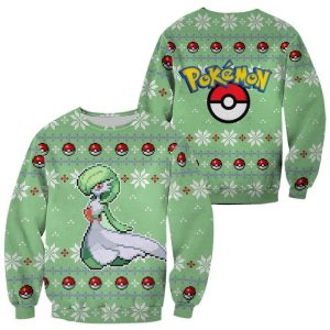 Gardevoir Ugly Christmas Sweater Pullover Hoodie Custom Xmas Gift