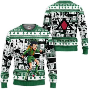 Gon Freecss Custom Anime Ugly Christmas Sweater Pullover Hoodie