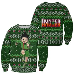 Gon Ugly Christmas Sweater Pullover Hoodie Anime Custom Xmas Clothes