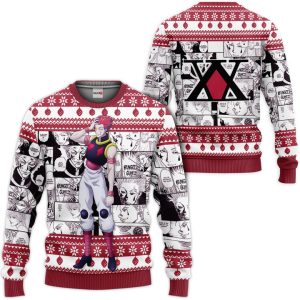 Hisoka Custom Ugly Christmas Sweater Pullover Hoodie