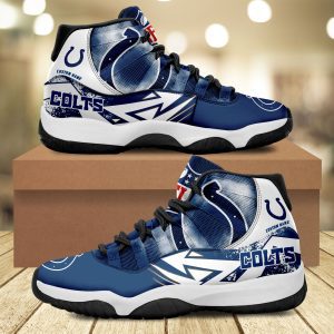 Indianapolis Colts Big Logo NFL Personalized JD11 Sneaker Basketball Shoes