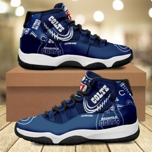 Indianapolis Colts Personalized JD11 Sneaker Basketball Shoes