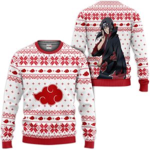 Itachi Uchiha Ugly Christmas Sweater Pullover Hoodie Custom