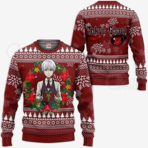 Ken Kaneki Ugly Christmas Sweater Pullover Hoodie Gift Idea