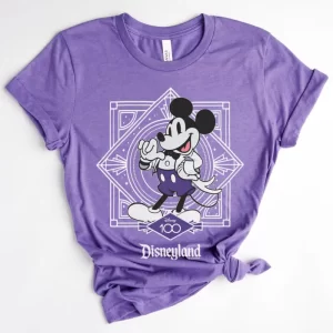 Mickey Mouse Disney 100 Years Of Wonder Anniversary Disneyland Trip Kid Tee - Unisex T-Shirt