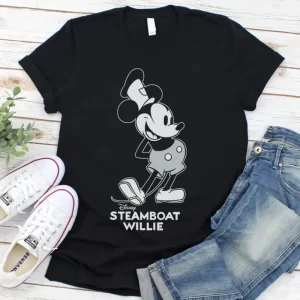 Mickey Mouse Steamboat Willie Disney Kid Tee - Unisex T-Shirt Magic Kingdom Disneyland Trip