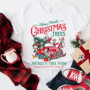 Mickey and Friends Farm Fresh Christmas Trees Disney Shirt