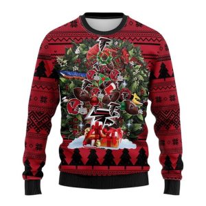 NFL Atlanta Falcons Tree Ugly Christmas Sweater