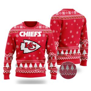 NFL Kansas City Chiefs Chibi Ugly Christmas Sweater