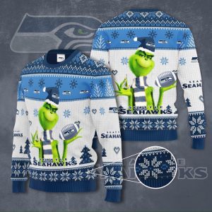 NFL Seattle Seahawks Grinch Christmas Ugly Christmas Sweater