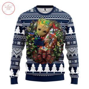 NFL Seattle Seahawks Groot Ugly Christmas Sweater